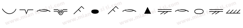 fontauan xinyiguanhe字体转换